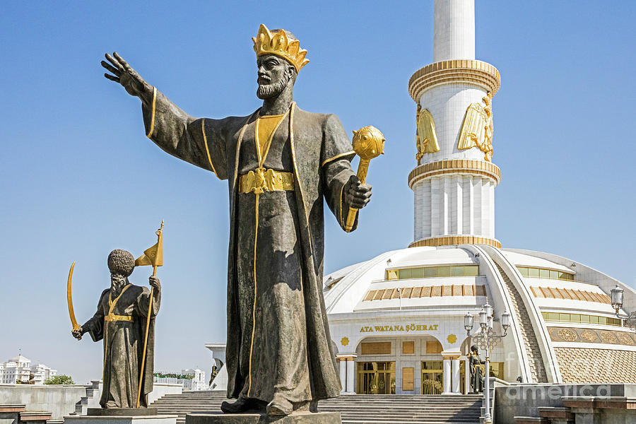 Independence Monument In Ashgabat Turkmenistan Photograph By Arterra
