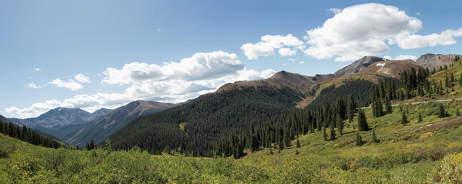 Independence Pass Summit Panorama Photograph by Belinda Greb
