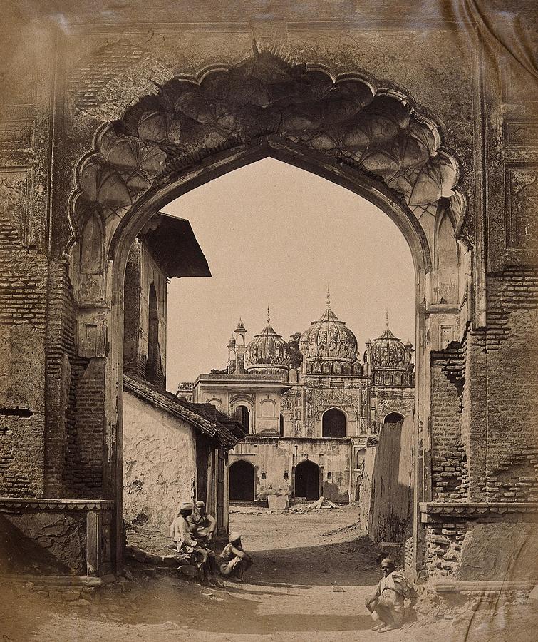 India A City Mosque, Possibly In Delhi. Photograph By F. Beato, C. 1858. Painting