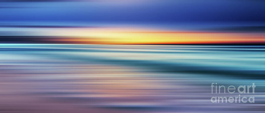 India Colors - Abstract Seascape Photograph by Stefano Senise