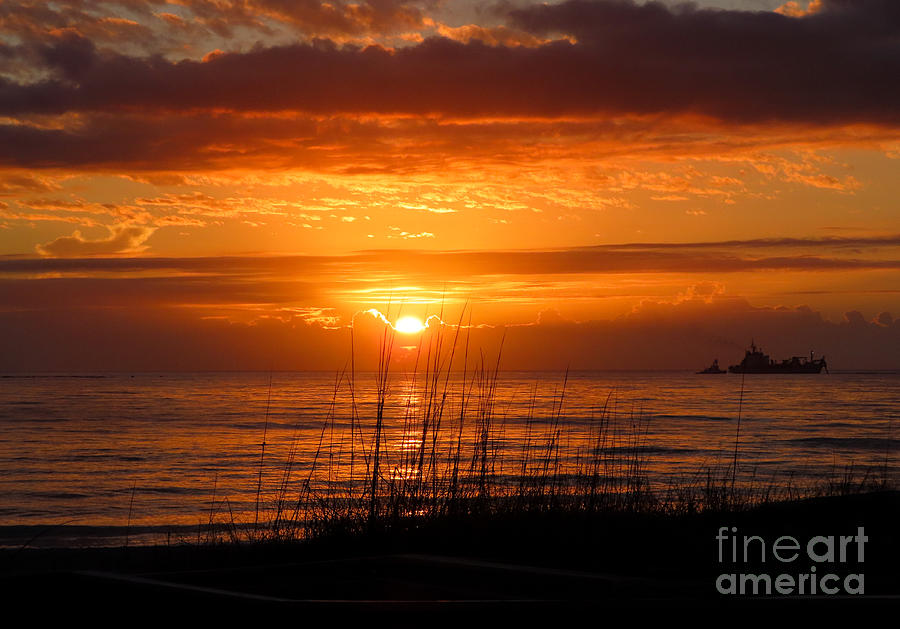 Indialantic Sunrise 3 Photograph by Eddy Mann Fine Art America