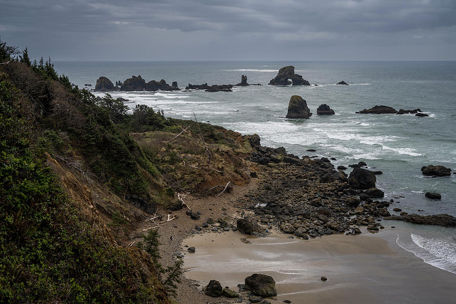 Indian Beach and Goonies Rock Photograph by Robert Potts - Fine Art America