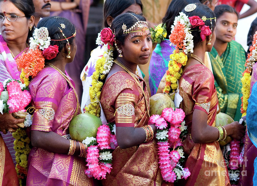 Indian Brides Photograph by Tim Gainey