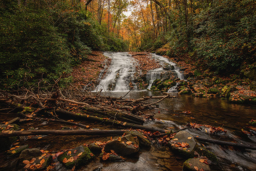 Indian Creek Falls Photograph by Robert J Wagner