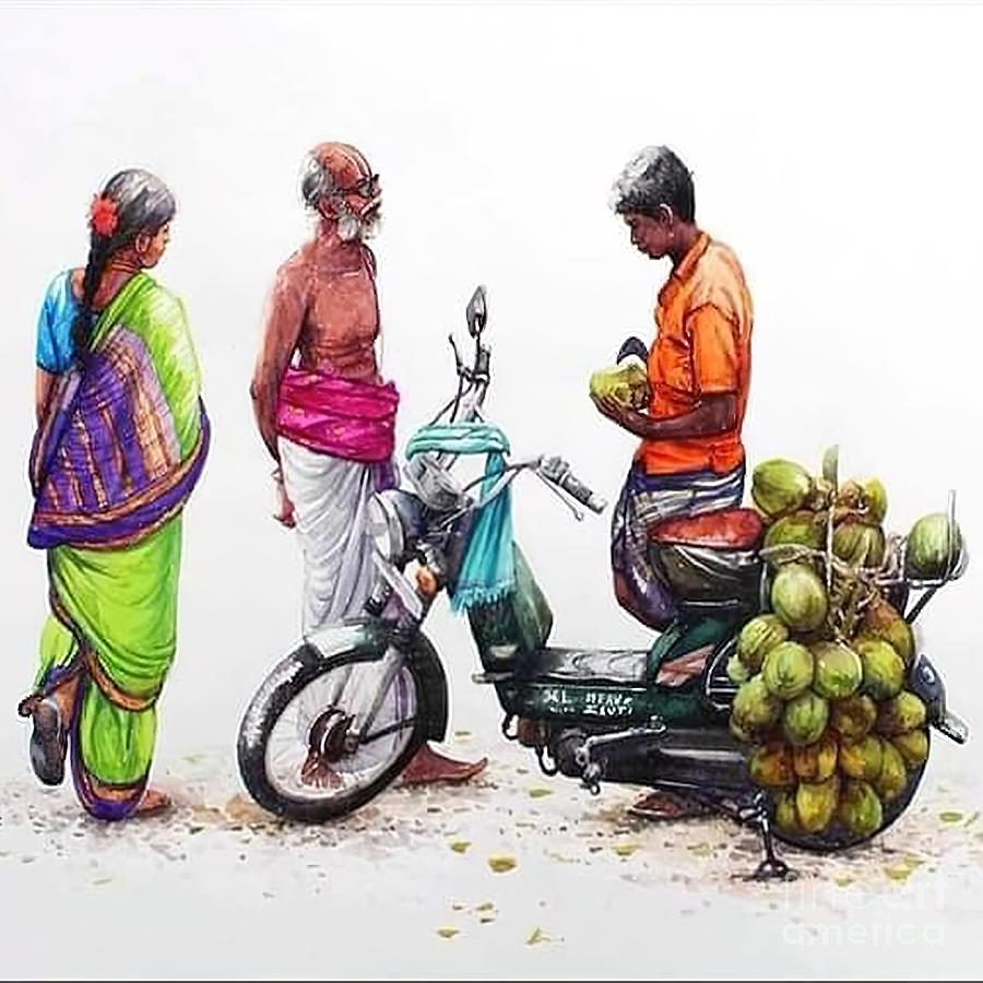 Indian Deep Culture Art Painting By Ryan Lauren - Fine Art America