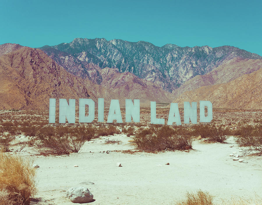 Mountain Photograph - Indian Land Palm Springs by Sonja Quintero