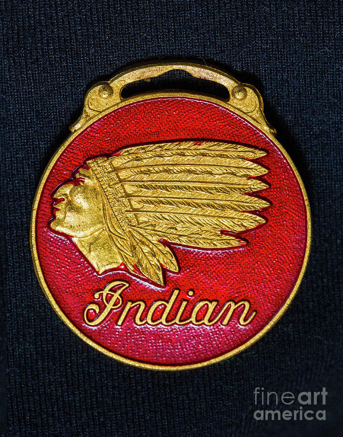 Indian Motorcycle Logo Watch Fob Photograph