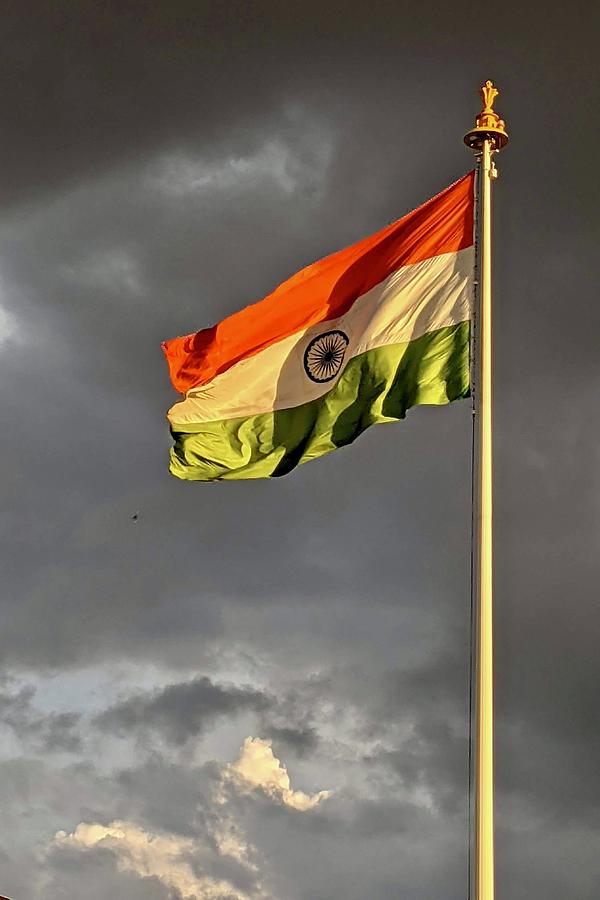 Indian National Flag Photograph by Kalpana Hebbar | Fine Art America