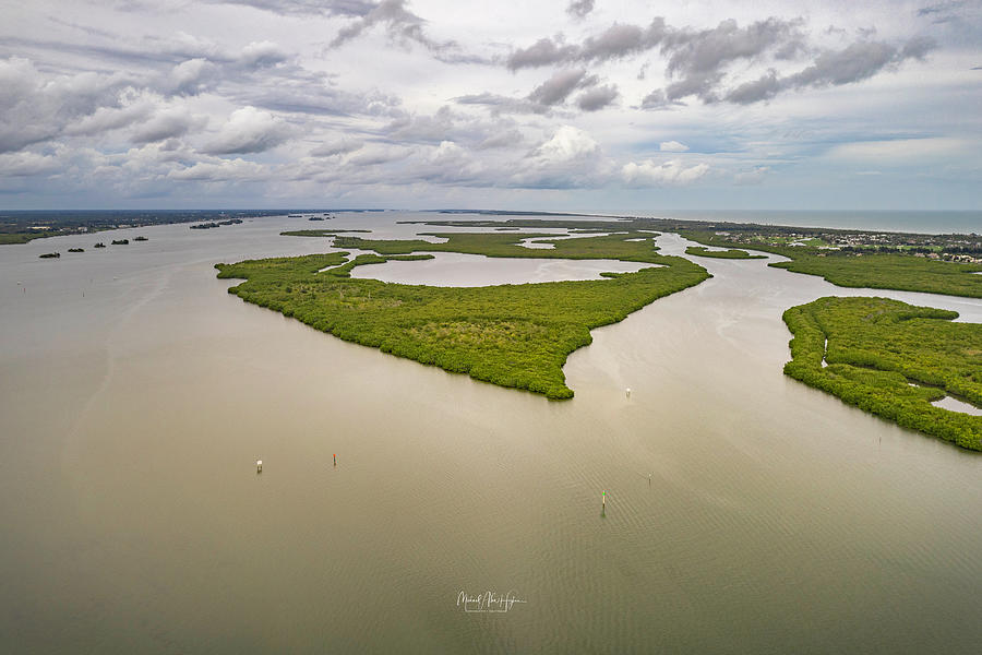 Indian River Photograph by Veterans Aerial Media LLC