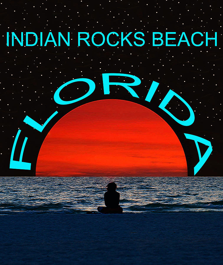Indian Rocks Beach Florida Dream Girl Mixed Media by David Lee Thompson