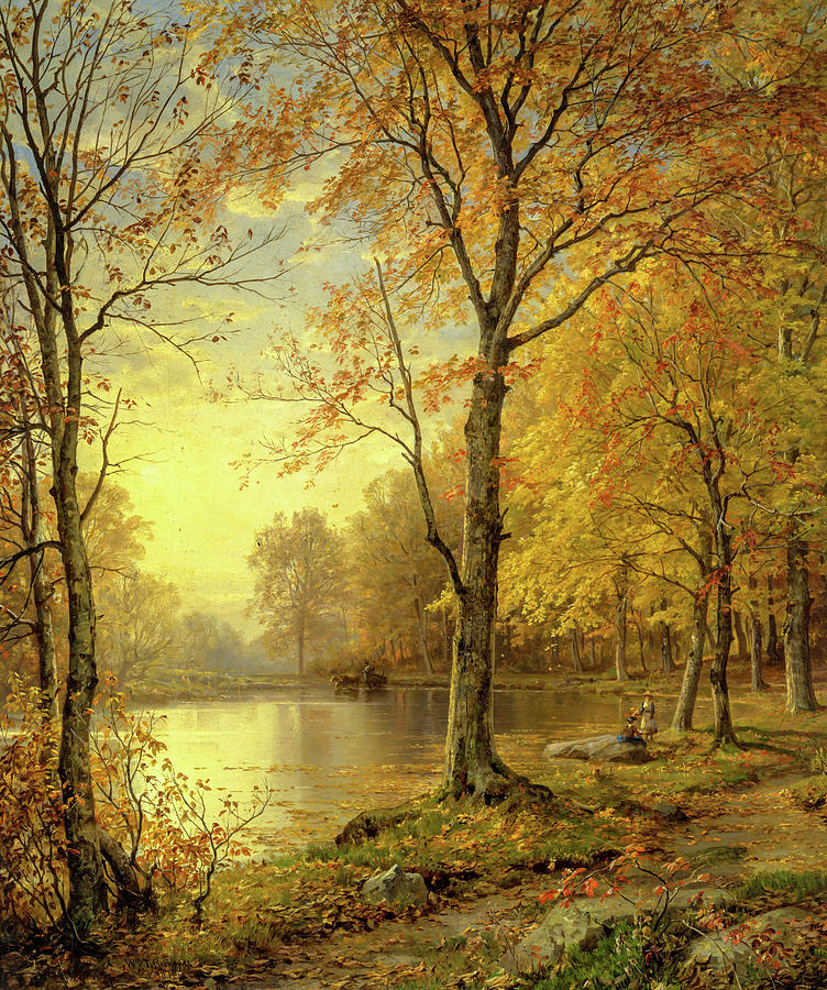 Indian Summer                                                 Photograph by William Trost Richards