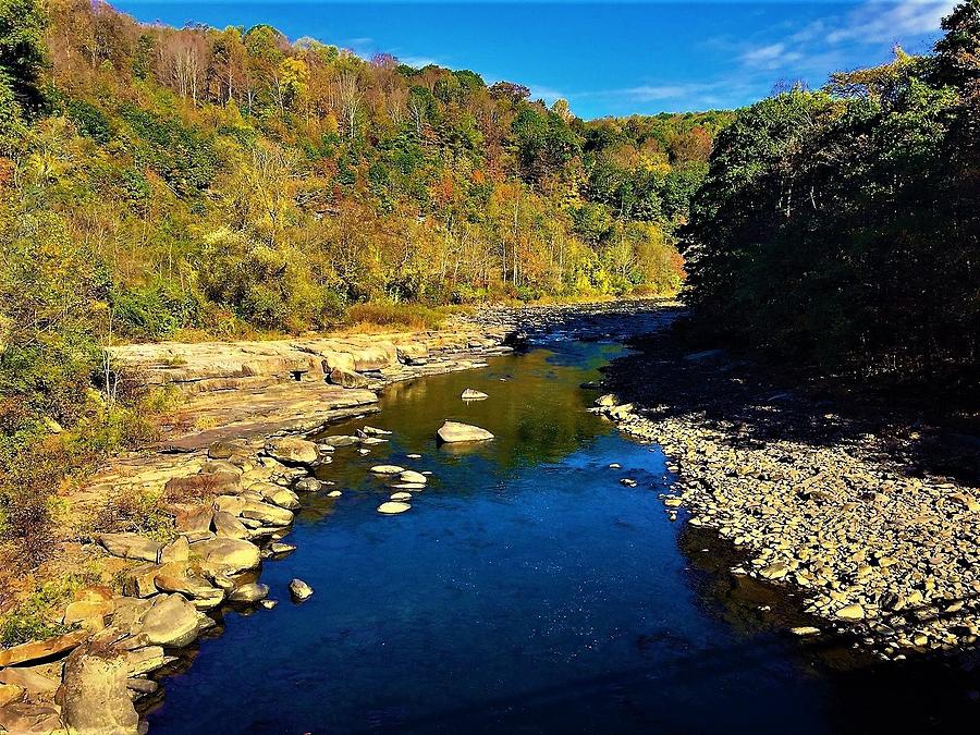 Indian Summer at Casselman River in Pa Photograph by Angela Davies