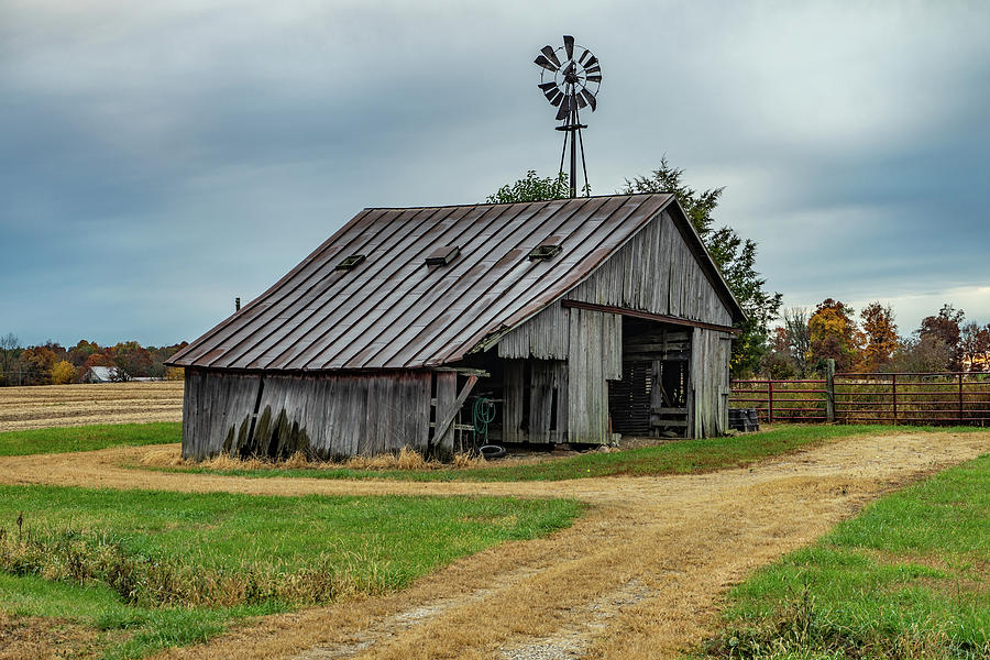 Landscape Photograph - Indiana Barn #115 by Scott Smith Landscape Photograph - Indiana Barn #115 by Scott Smith