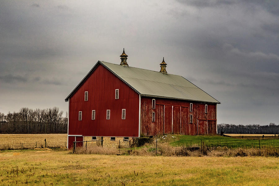 Landscape Photograph - Indiana Barn #157 by Scott Smith