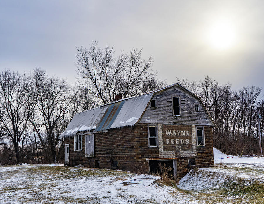 Winter Photograph - Indiana Barn #230 by Scott Smith