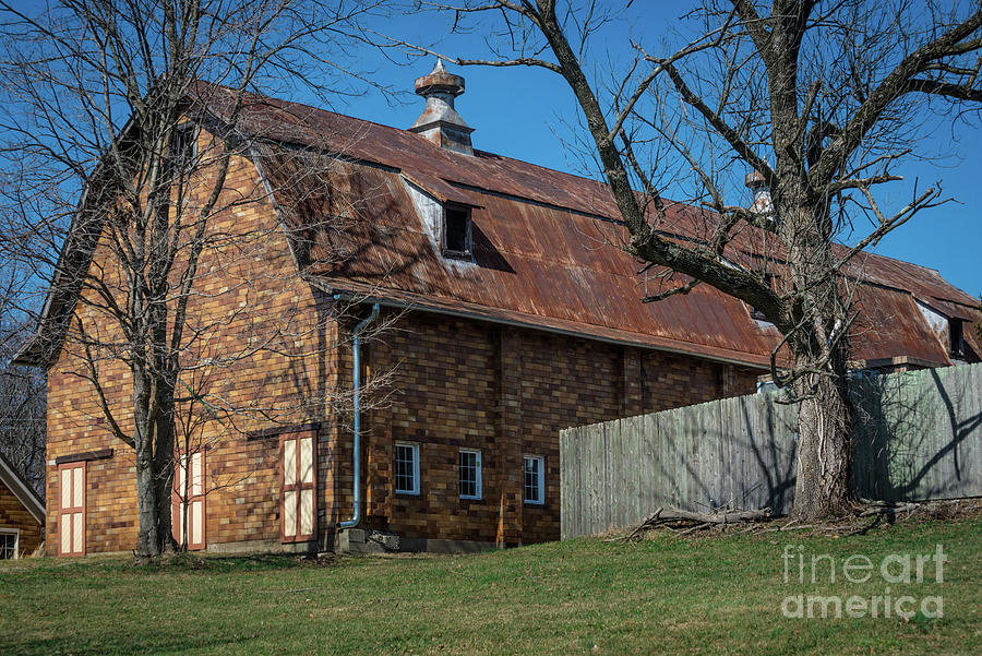 Indiana Barn in Spring - Floyd County Photograph by Gary Whitton