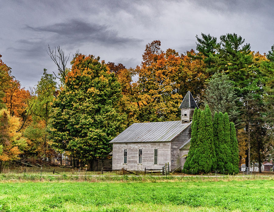 Landscape Photograph - Indiana Country Church by Scott Smith Landscape Photograph - Indiana Country Church by Scott Smith