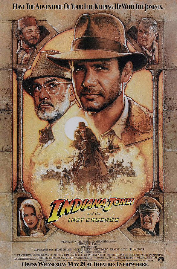 Indiana Jones Photograph - Indiana Jones and the Last Crusade by Robert VanDerWal