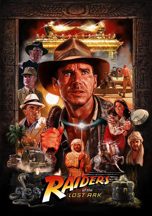 Indiana Jones and the Raiders of the Lost Ark Digital Art by Juanjo ...