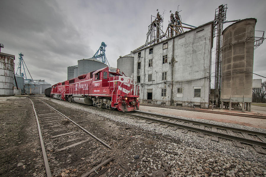 Indiana Railroad Palestine Utility train 1 Photograph by Jim Pearson