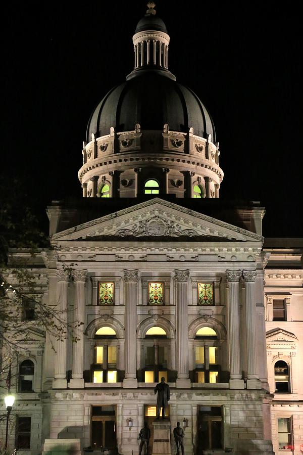 Indiana State Capitol from Capital Avenue Photograph by Douglas Sacha