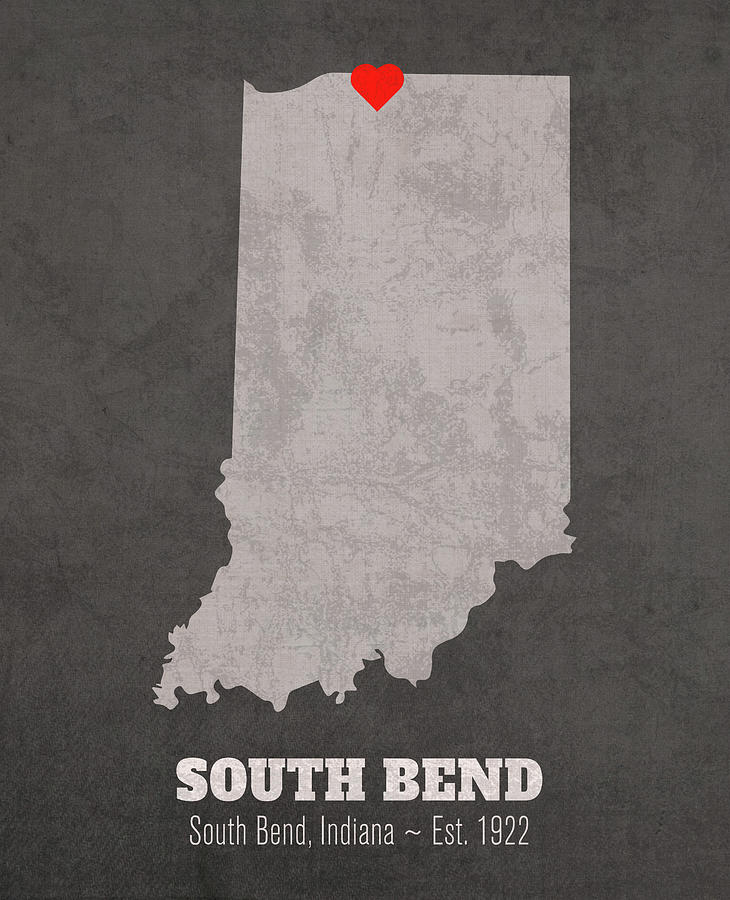 Indiana University South Bend Indiana Founded Date Heart Map Mixed