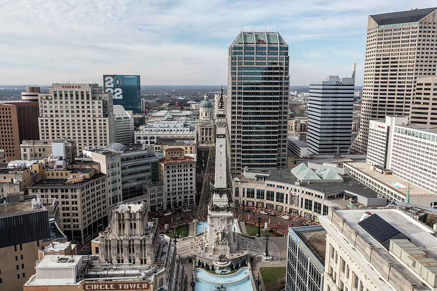 Indianapolis Cityscape  Photograph by John McGraw