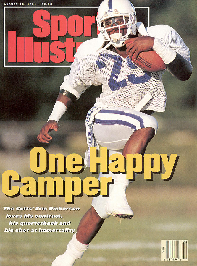 Indianapolis Colts Eric Dickerson... Sports Illustrated Cover Photograph by Sports Illustrated