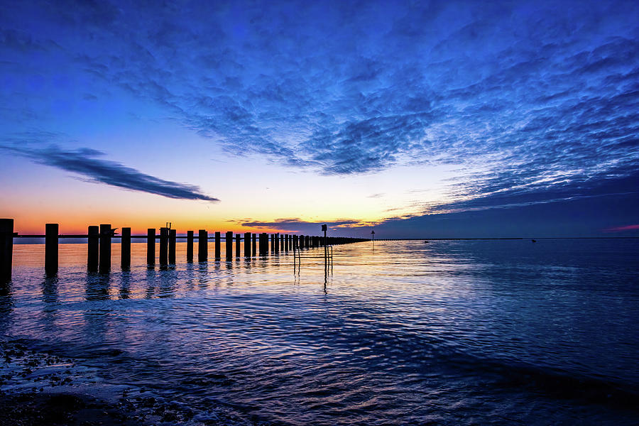 Indigo Sunrise, Thames Estuary Photograph by Colin Kemp - Fine Art America