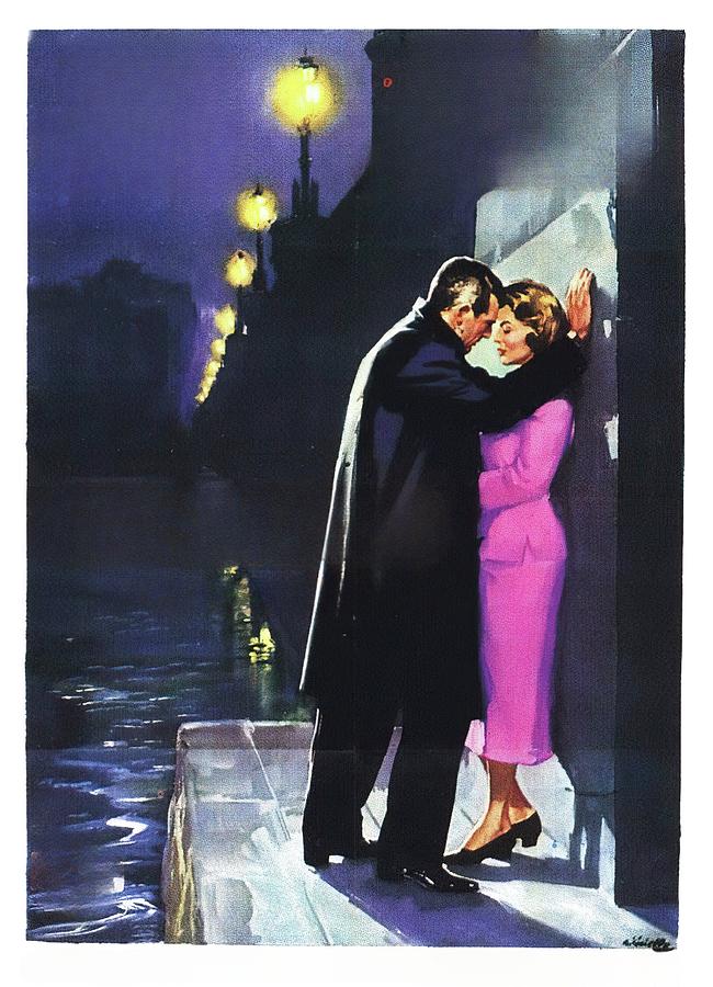 Cary Grant Painting - Indiscreet, 1958, movie poster painting by Movie World Posters