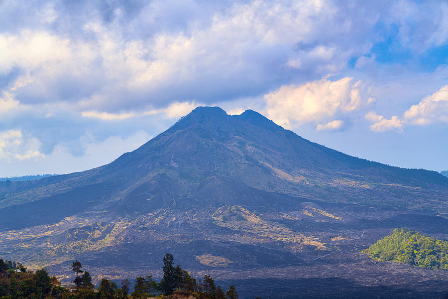 Indonesian volcano Batur Photograph by Mauro Tandoi