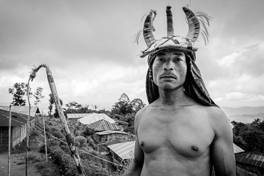 Indonesian War Whip Fighter Manggarai People Portrait Flores Island Photograph by Mlenny