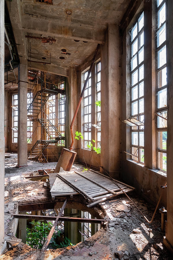Industrial Tower in Decay Photograph by Roman Robroek