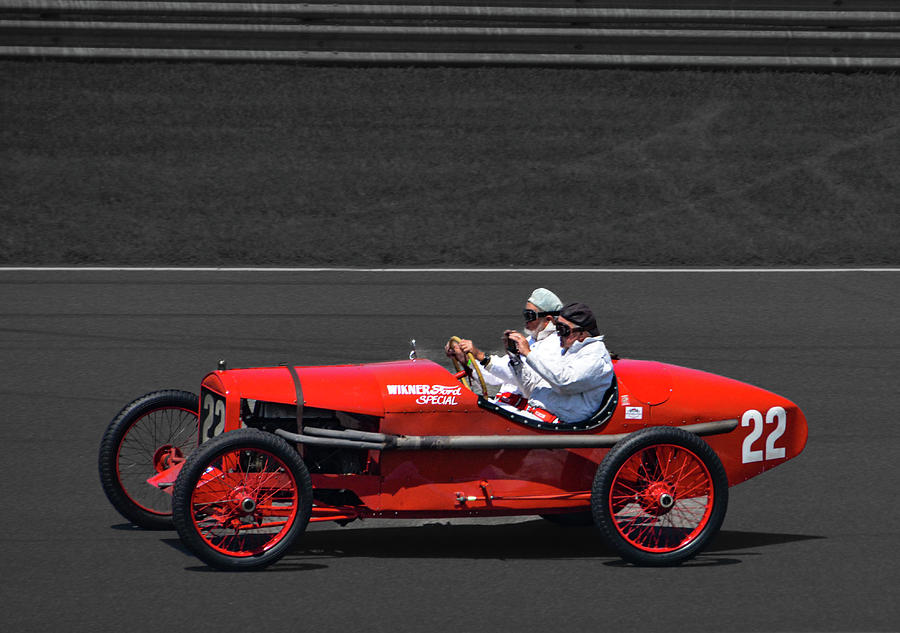 Indy Vintage Racing  Photograph by Josh Williams