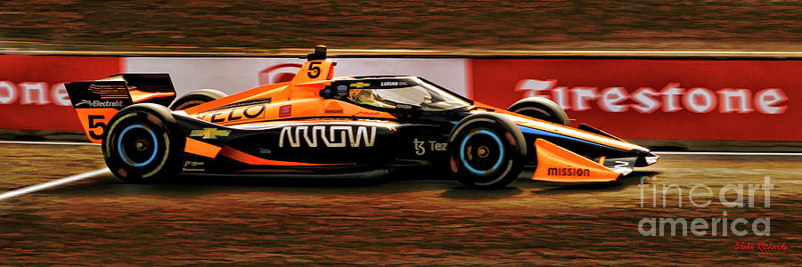 Indycar 2022 Pato OWard Arrow McLaren SP Photograph by Blake Richards