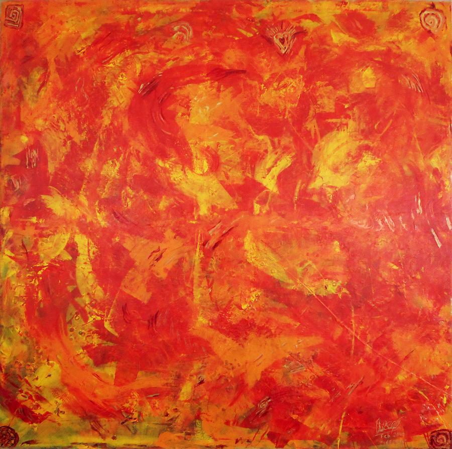 Inferno Painting by Dietmar Scherf