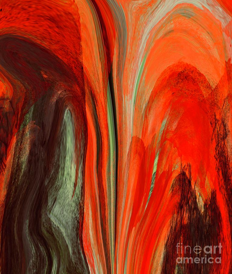 Inferno  Digital Art by Elaine Hayward