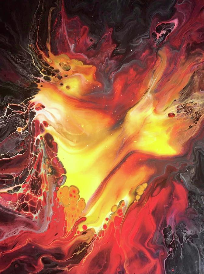 Inferno Painting by Molly Grissom - Fine Art America