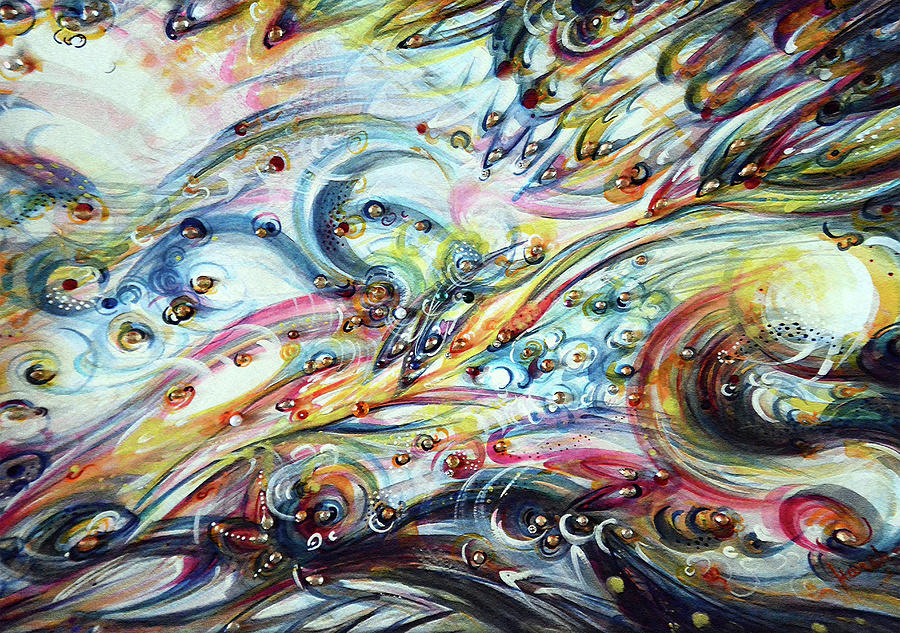 Surrealism Painting - Infinite Cosmos - 4 by Harsh Malik