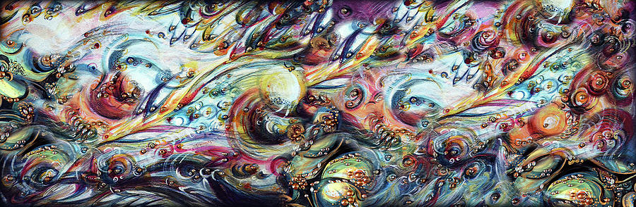 Surrealism Painting - Infinite Cosmos -beauty  by Harsh Malik
