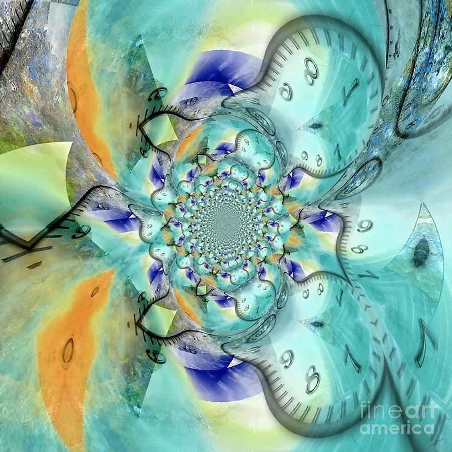Abstract Digital Art - Infinite vibes by Bruce Rolff