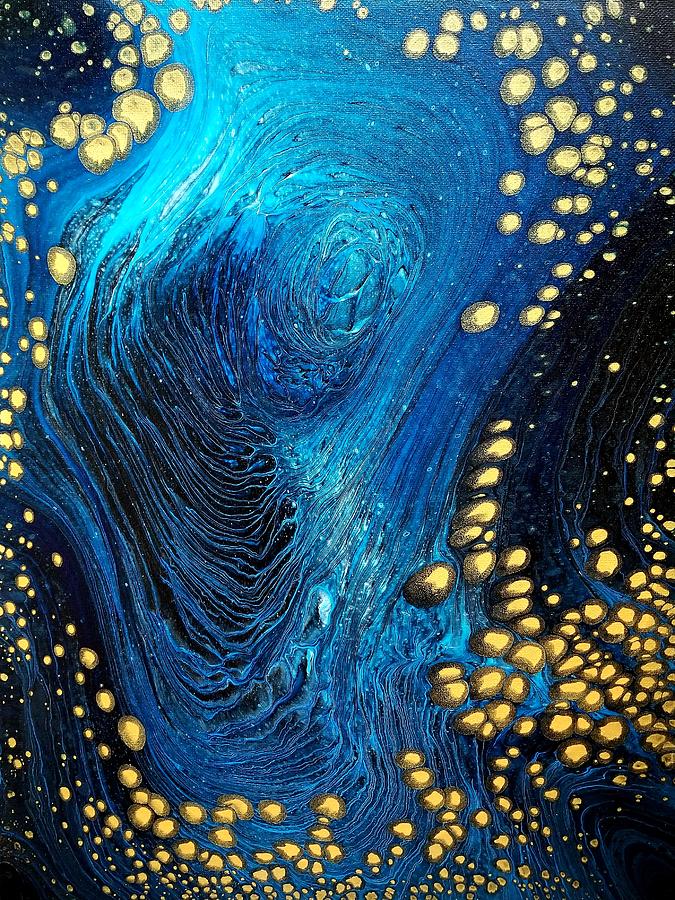 Infinite Whirlpool  Painting by Sue Goldberg
