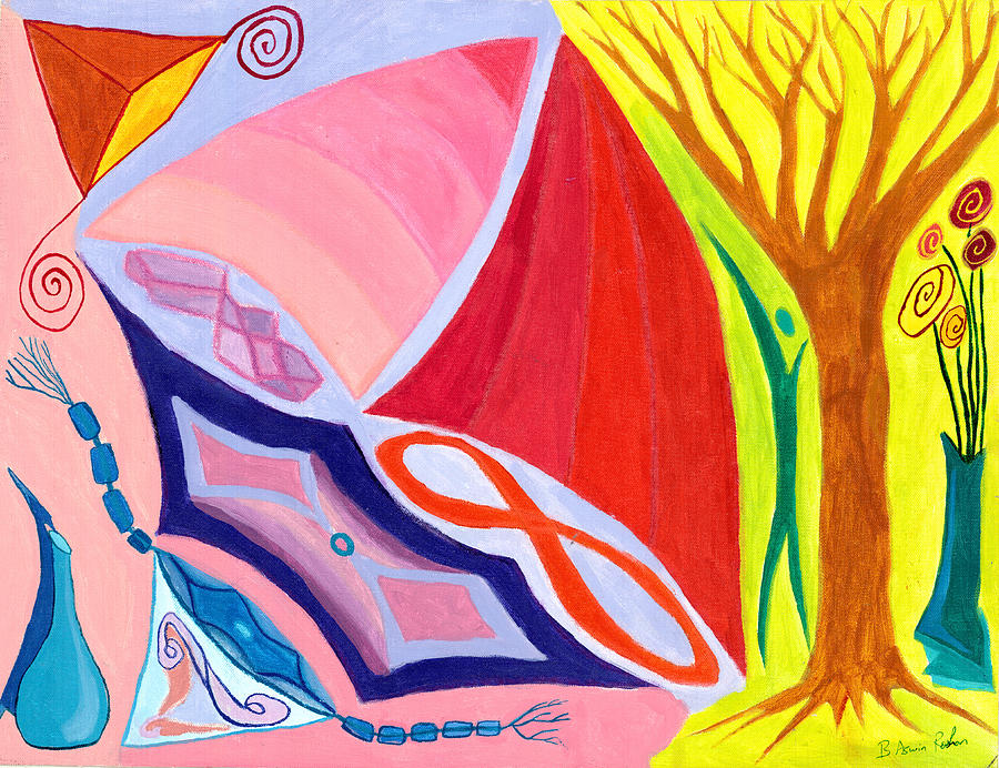 Infinity Healing Sails Painting by B Aswin Roshan Infinity Healing Sails Painting by B Aswin Roshan