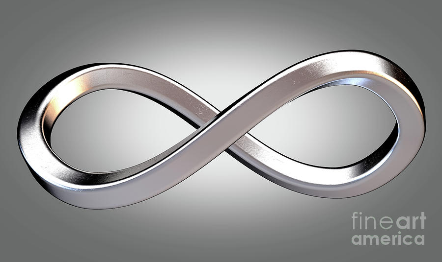 Infinity Symbol Metal Digital Art