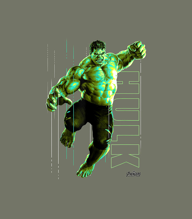 Infinity War Incredible Hulk Jump Smash Digital Art by Eyaad Ailey - Pixels