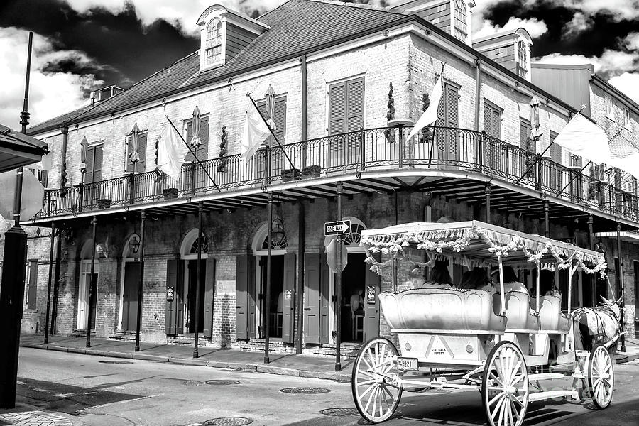 Infrared Classic New Orleans Street Scene Photograph by John Rizzuto