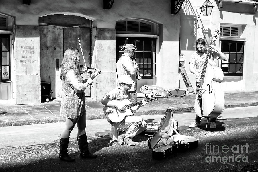 Infrared Music in the Shadows New Orleans Photograph by John Rizzuto