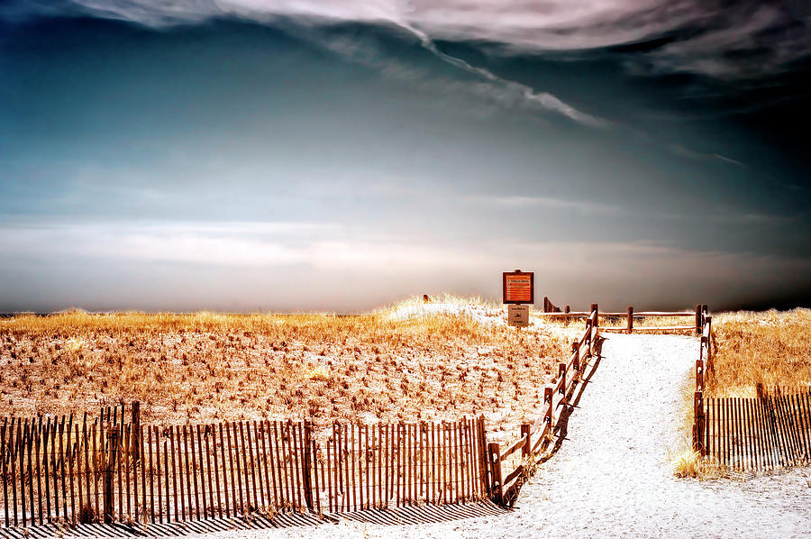 Infrared Sky Over Atlantic City New Jersey Photograph by John Rizzuto