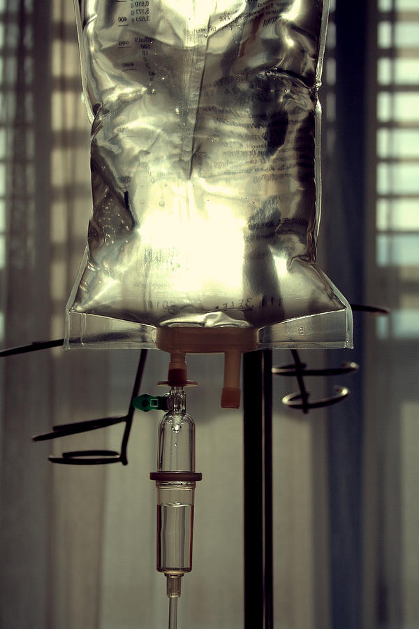 Infusion bag Photograph by by Albrecht Schlotter