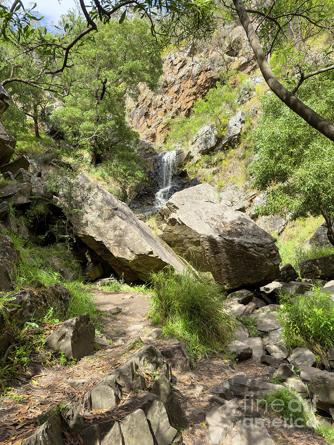 Nature Photograph - Ingalalla Falls South Australia by THP Creative